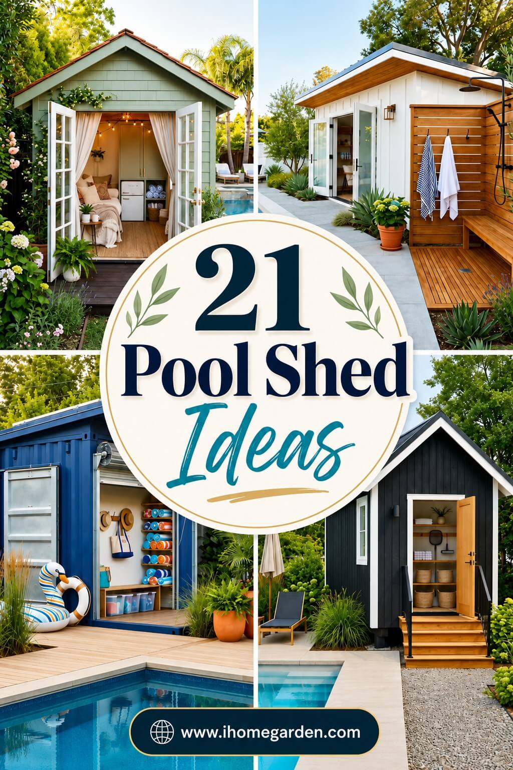 pool shed ideas