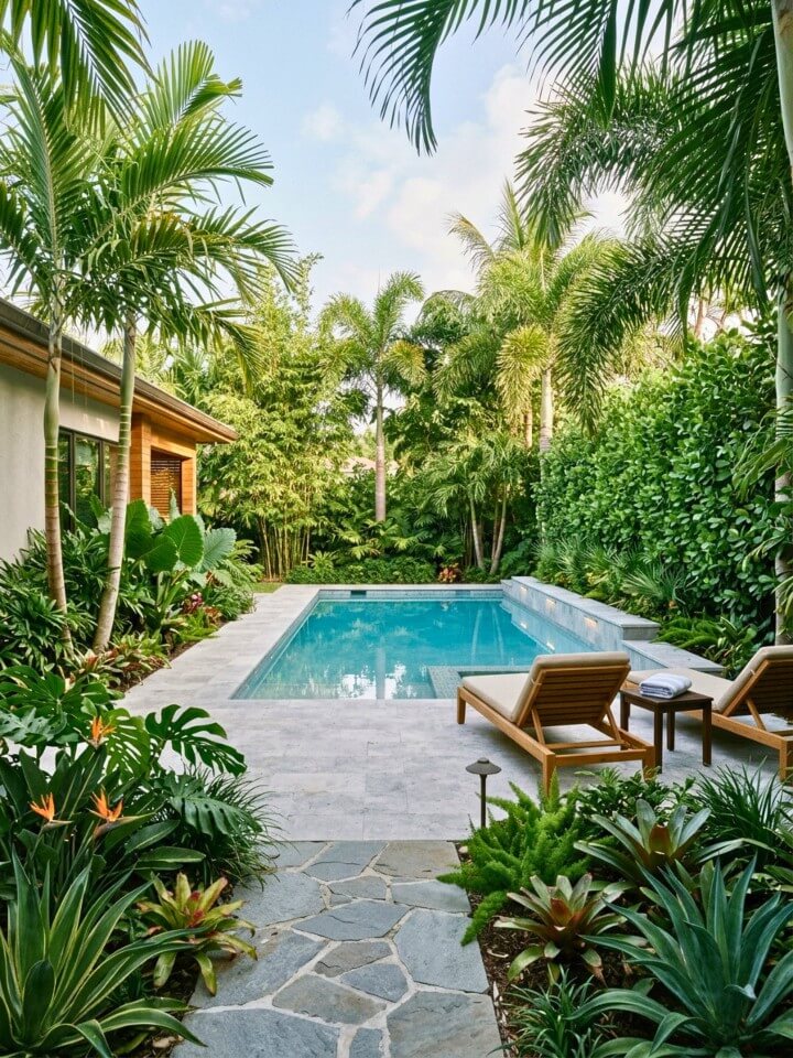 privacy landscaping and greenery
