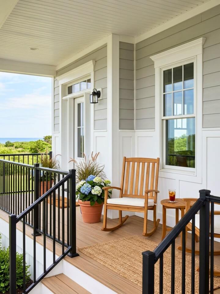 pvc trim porch exterior detailing