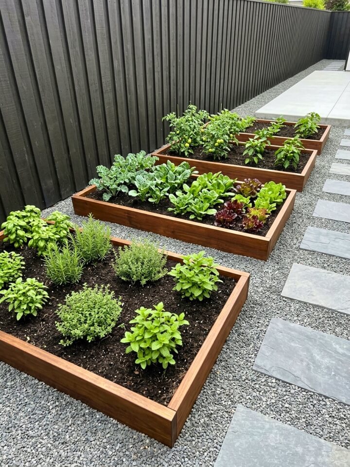 raised bed vegetable garden
