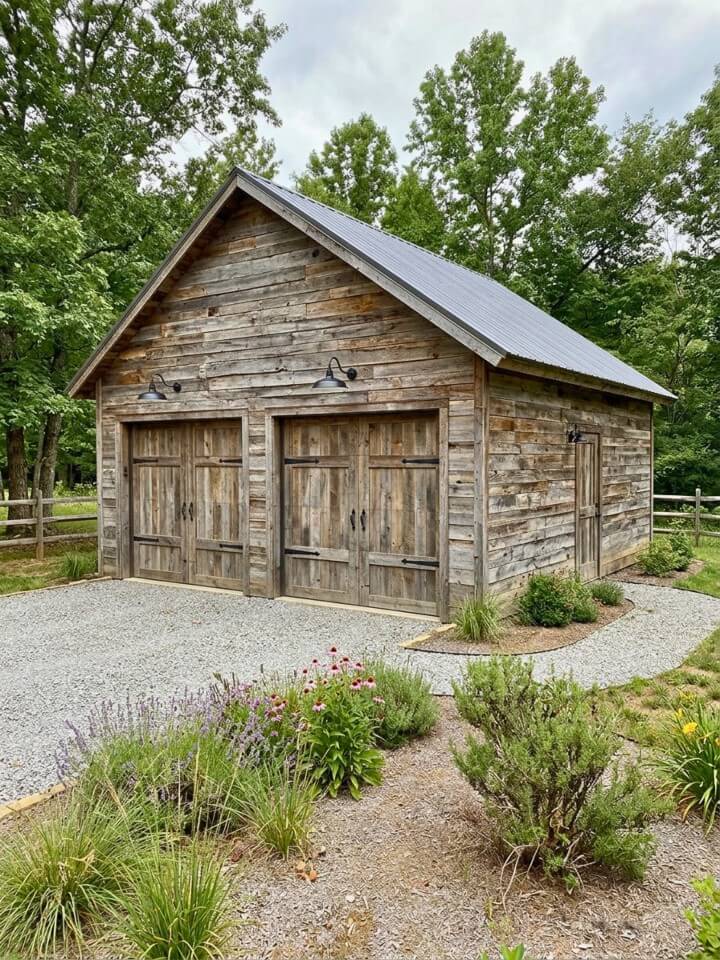 reclaimed wood siding rustic weathered look