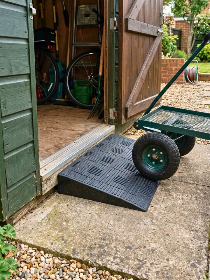 rubber threshold wedge