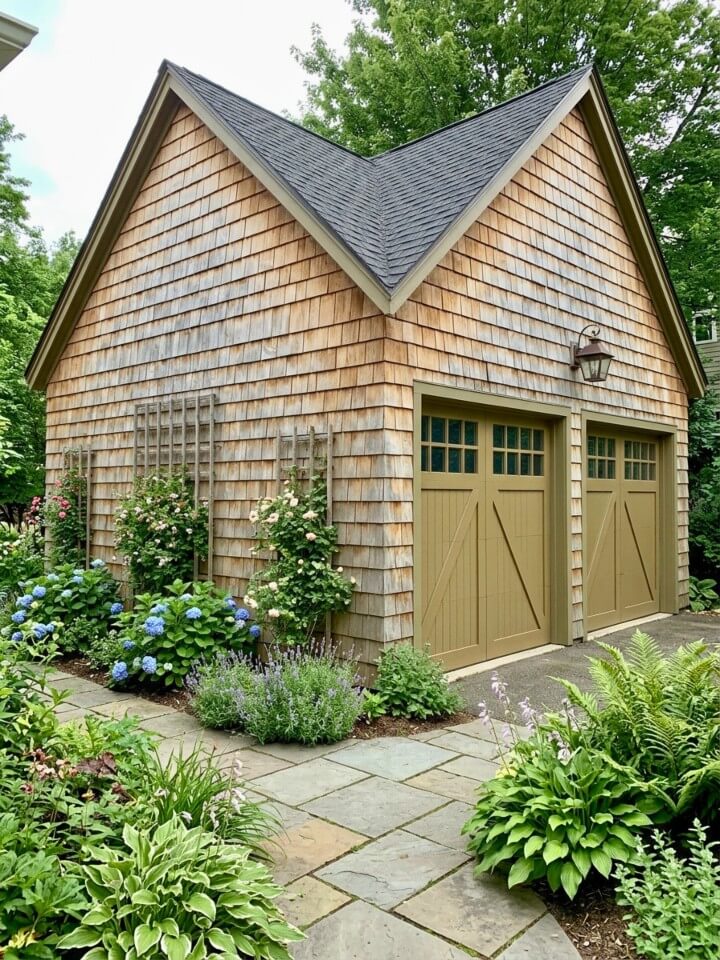rustic cedar shake siding exterior