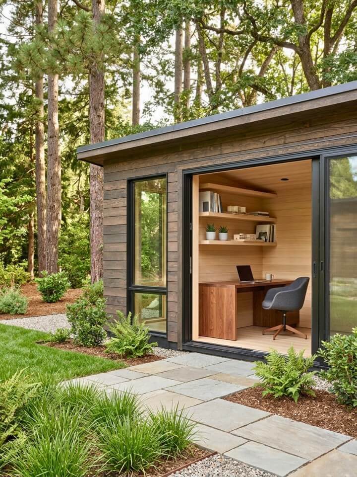 rustic wood shed works pace