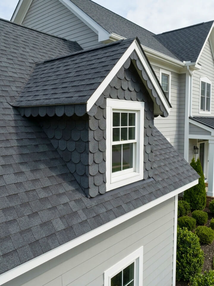 scalloped siding dormer detail design
