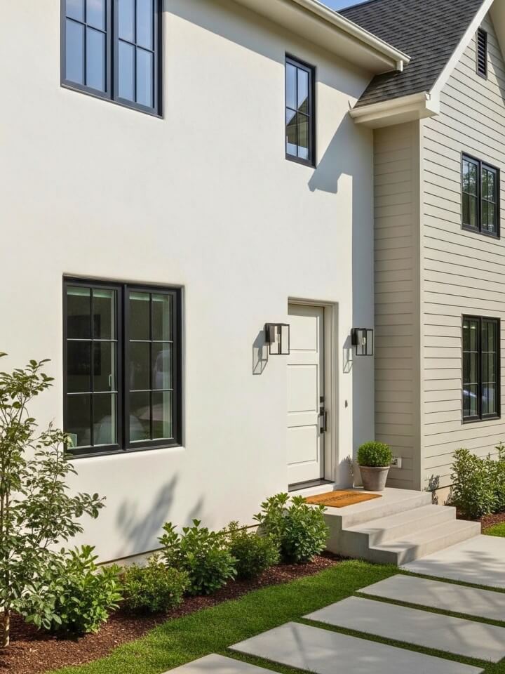 smooth stucco finishes for modern small homes