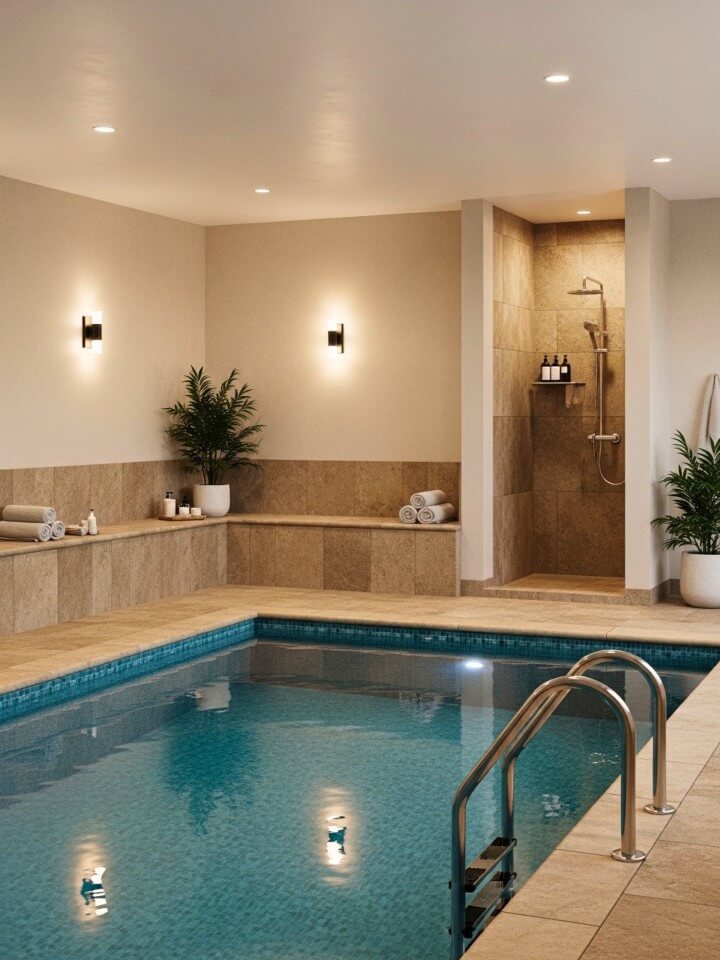 spa style pool design for relaxation