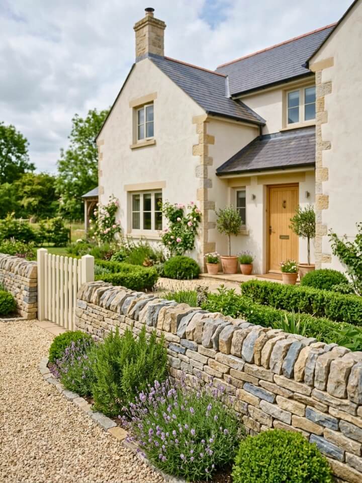 stone garden walls