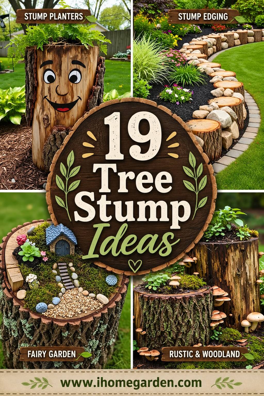 tree stump ideas