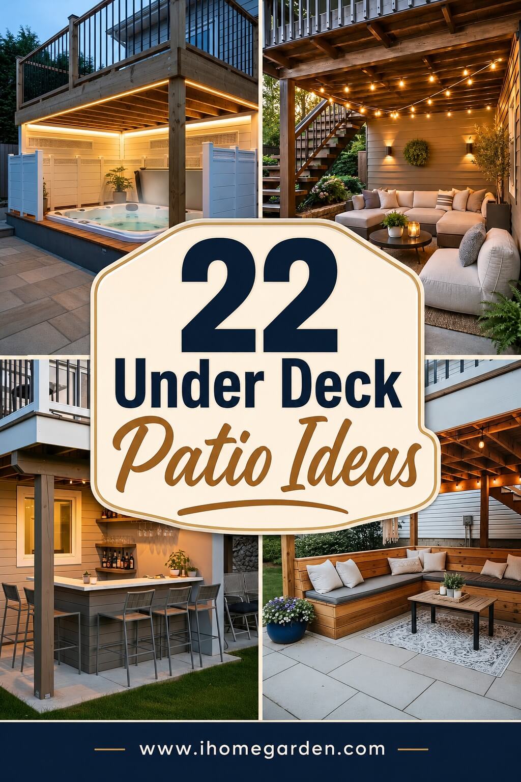 under deck patio ideas
