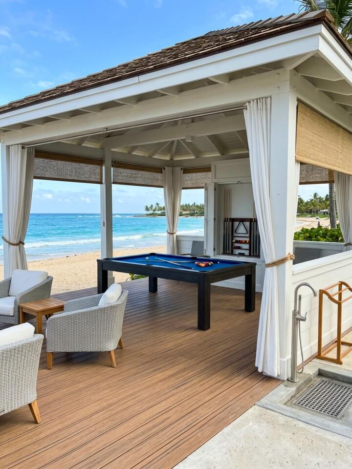 beachside cabana game lounge