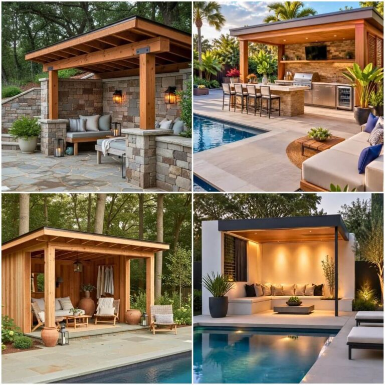 cool pool cabana ideas