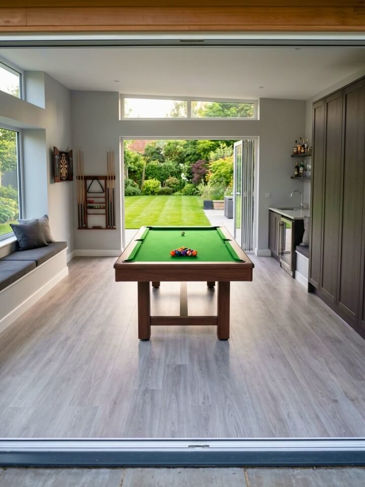 detached game house retreat