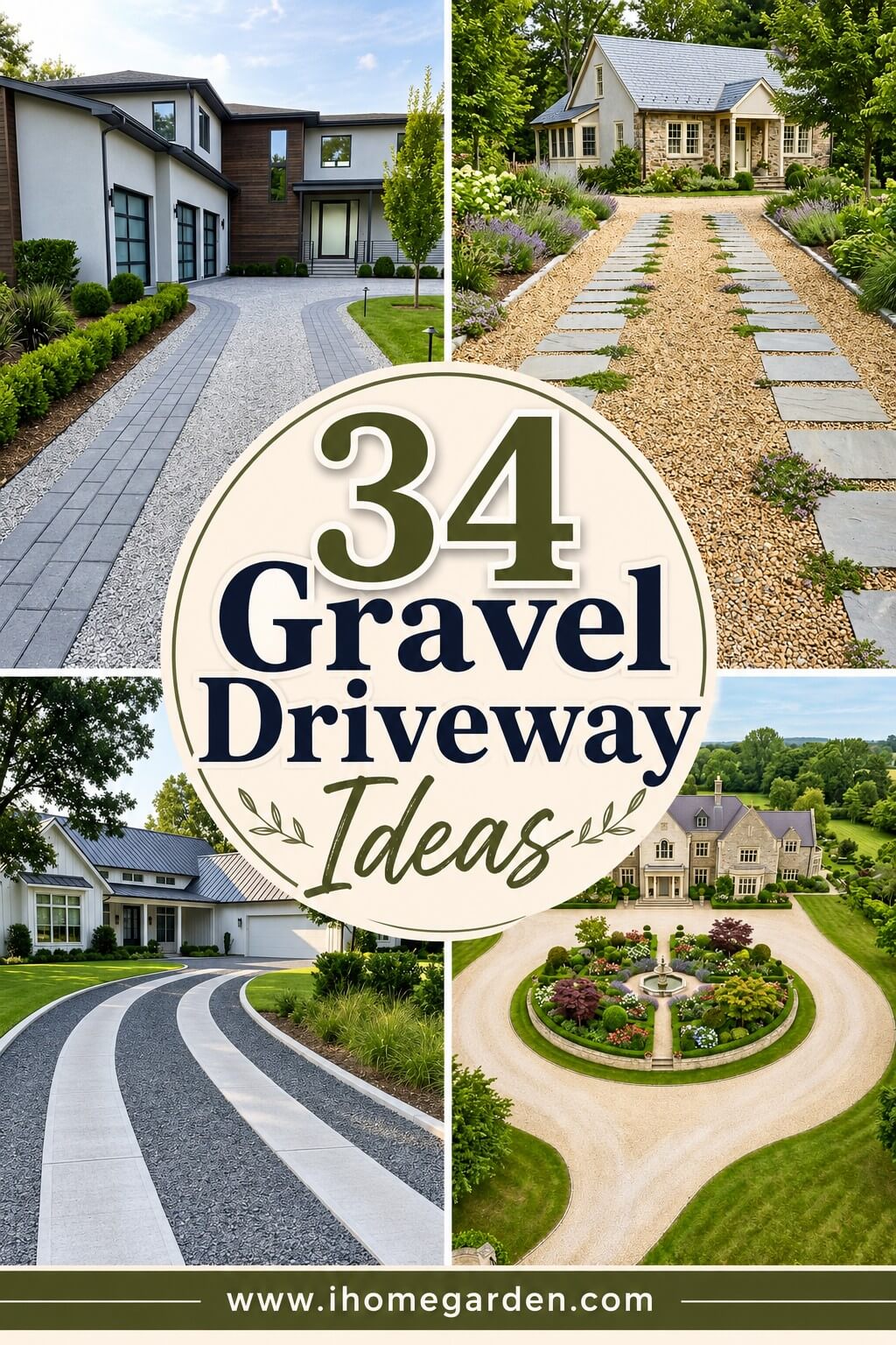gravel driveway ideas
