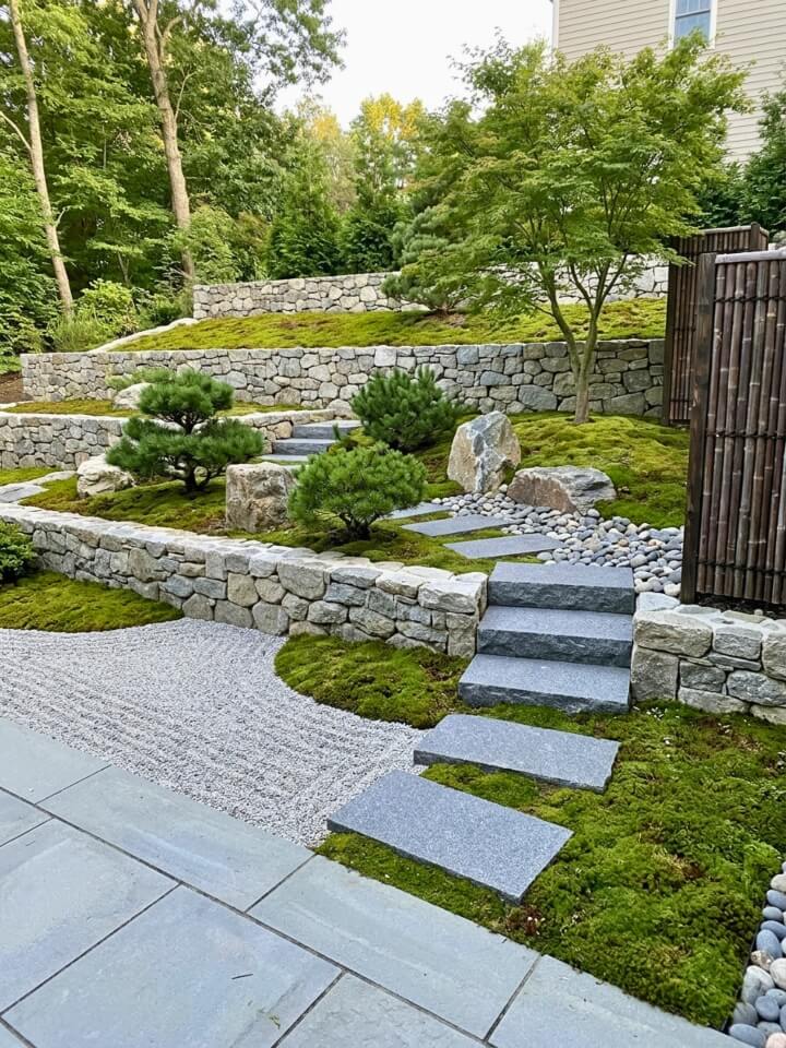 japanese zen garden walls
