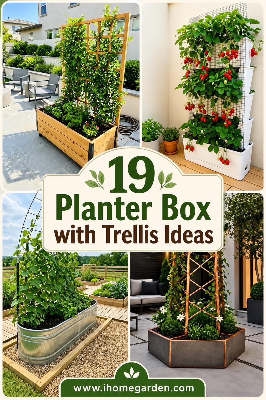 planter box with trellis ideas