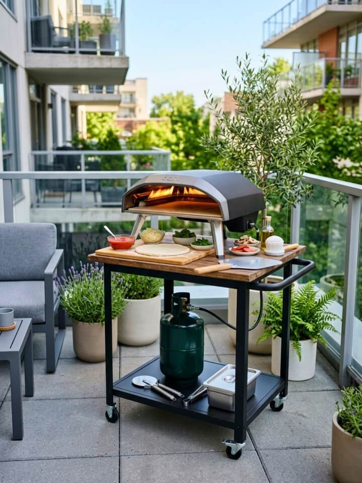 portable gas pizza oven for small patios