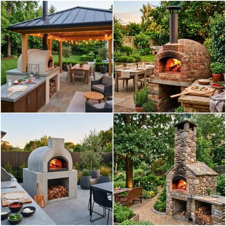radiant outdoor pizza oven ideas