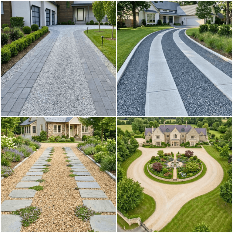 stunning gravel driveway ideas