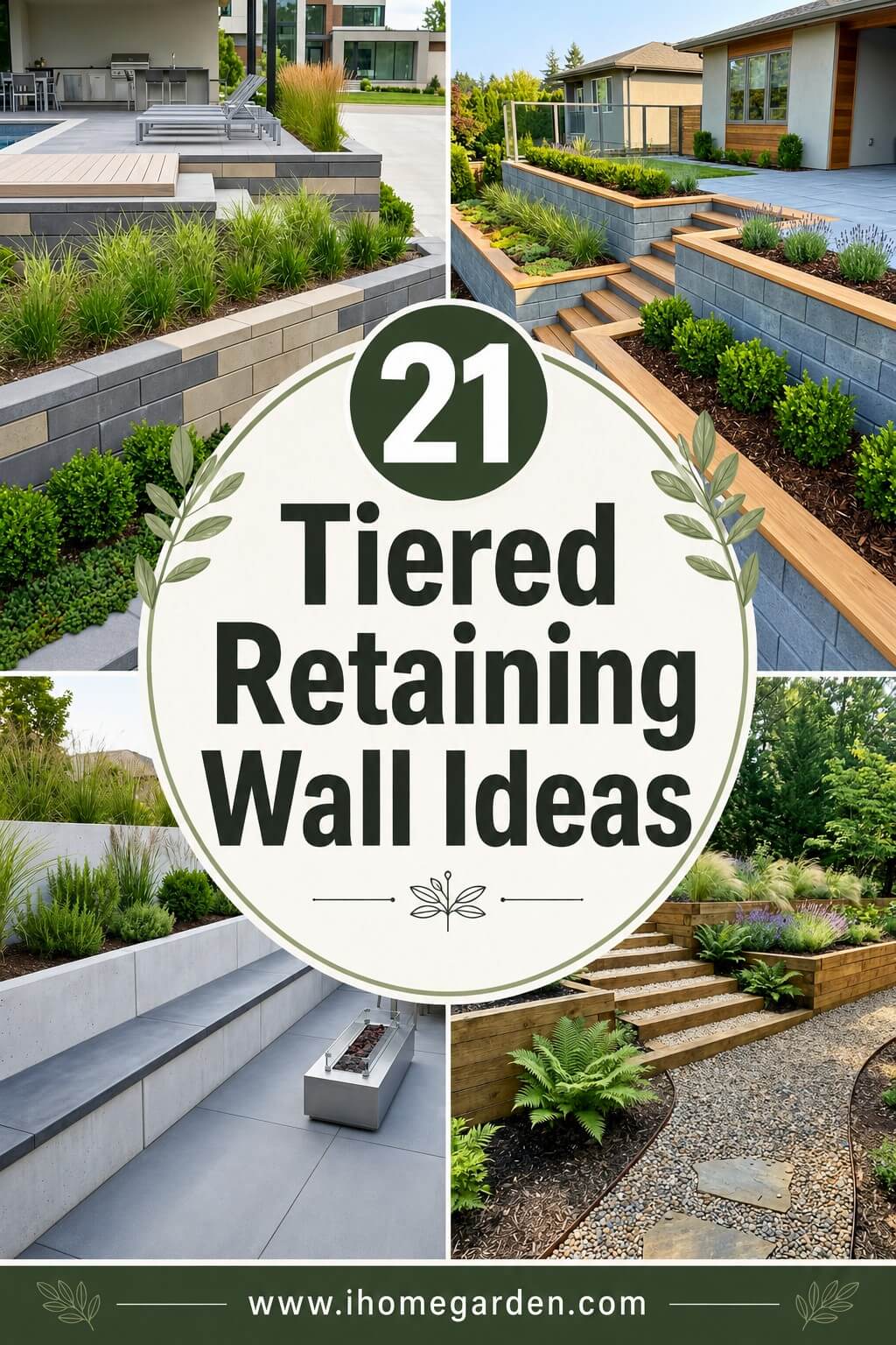 tiered retaining wall ideas