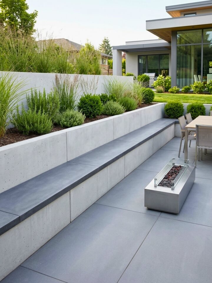 tiered seating wall ideas
