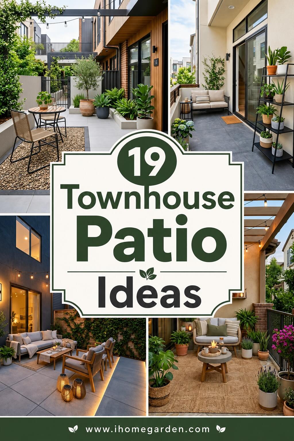townhouse patio ideas