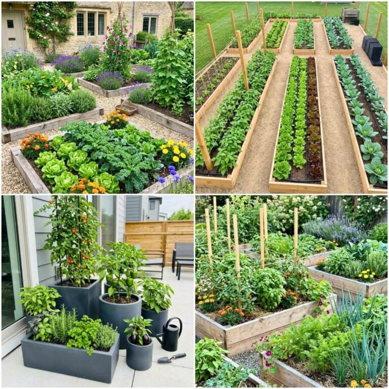 vegetable garden layouts